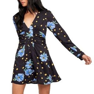 Floral Long Sleeve Minidress